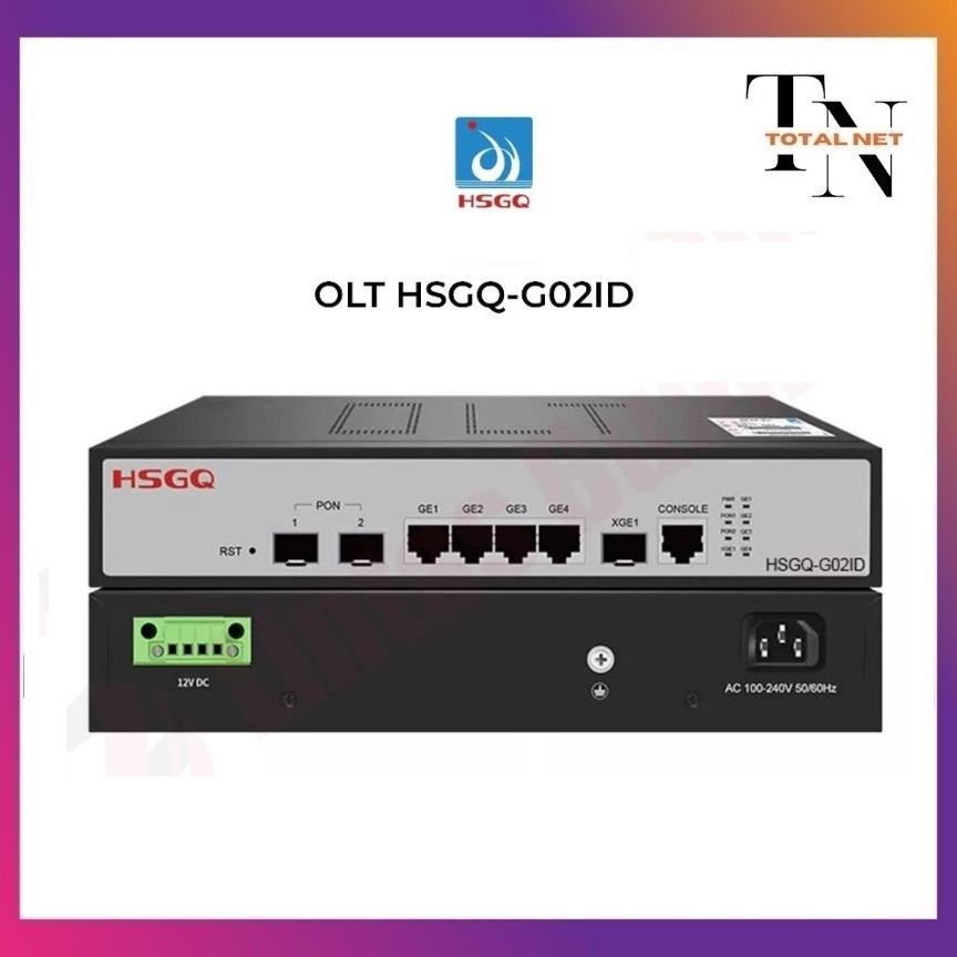 HSGQ-G02ID OLT GPON 2 Ports OLT MINI ( TANPA SFP )