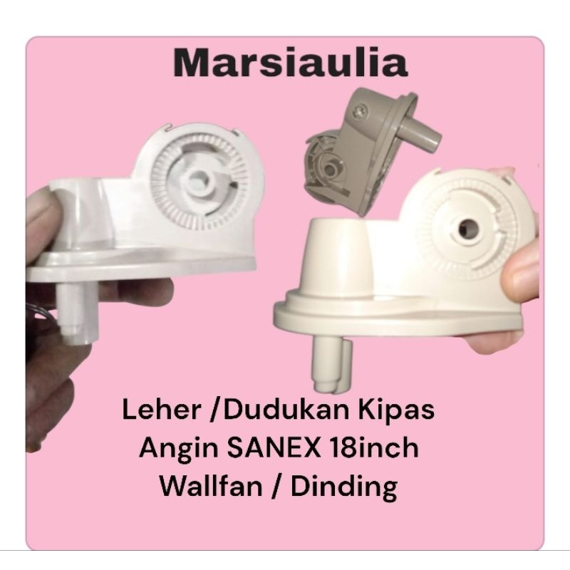 Leher Dudukan Kipas Angin SANEX 18 inch Wallfan / Dinding Baling Besi