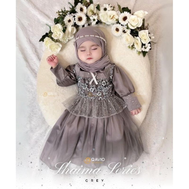 READY gamis anak gamis bayi shaima by qavio