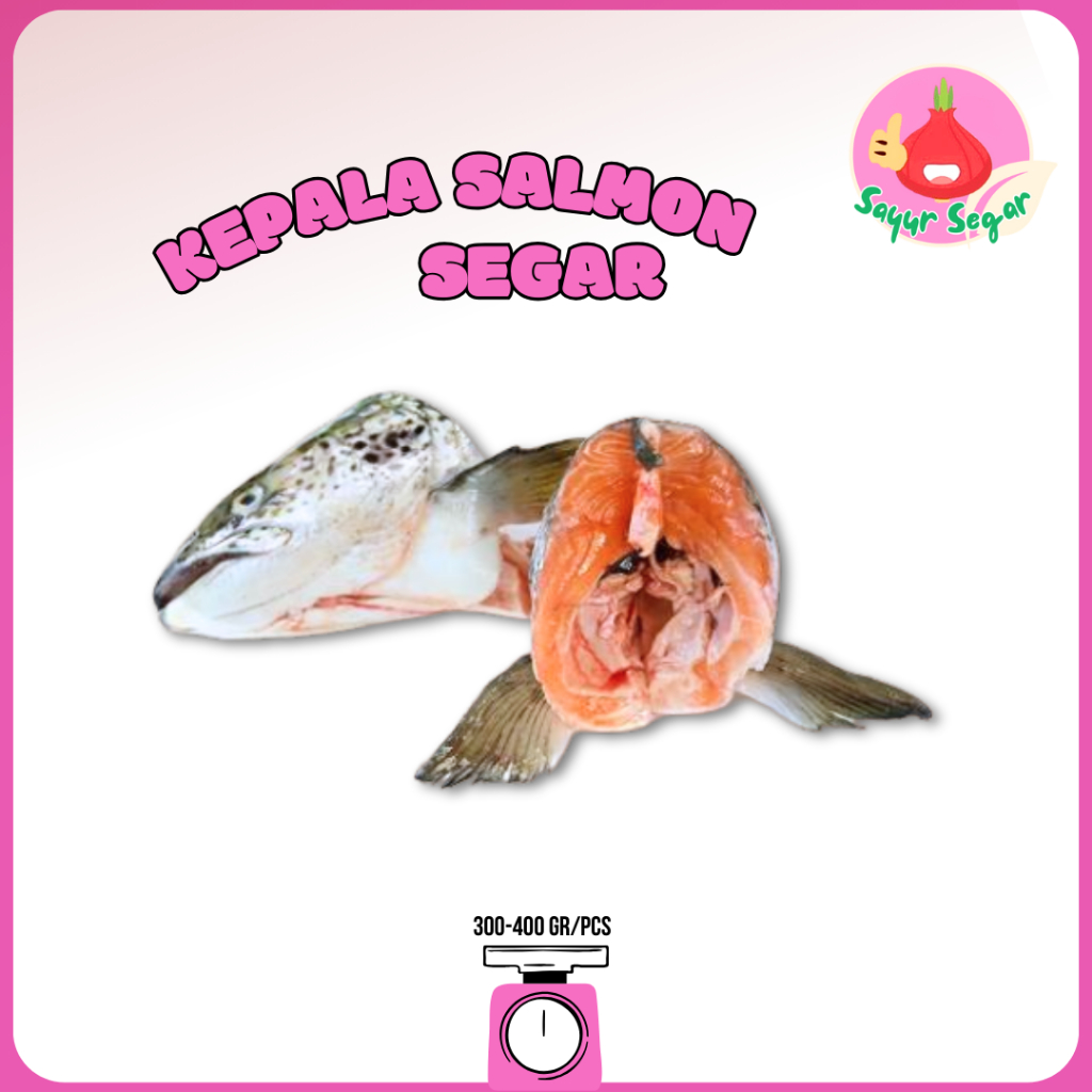 

Sayur Segar - Kepala Salmon Segar/ Head Salmon 1pcs