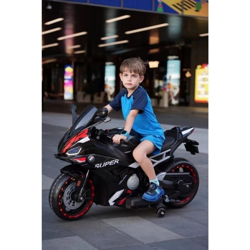 YKT080/Mainan Motor Aki/Motor Aki Anak yukita/Motor aki Ban Karet