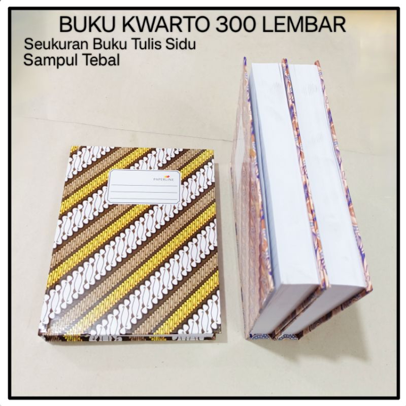 

1 Pcs Buku Kwarto 300 Lembar
