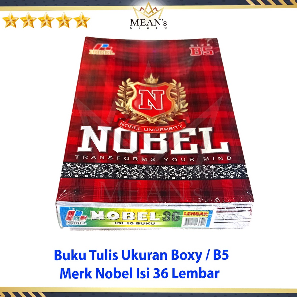 

Laris Buku Tulis Nobel Isi 36 Lembar Buku Tulis SMK SMA SMP Boxy B5 L4