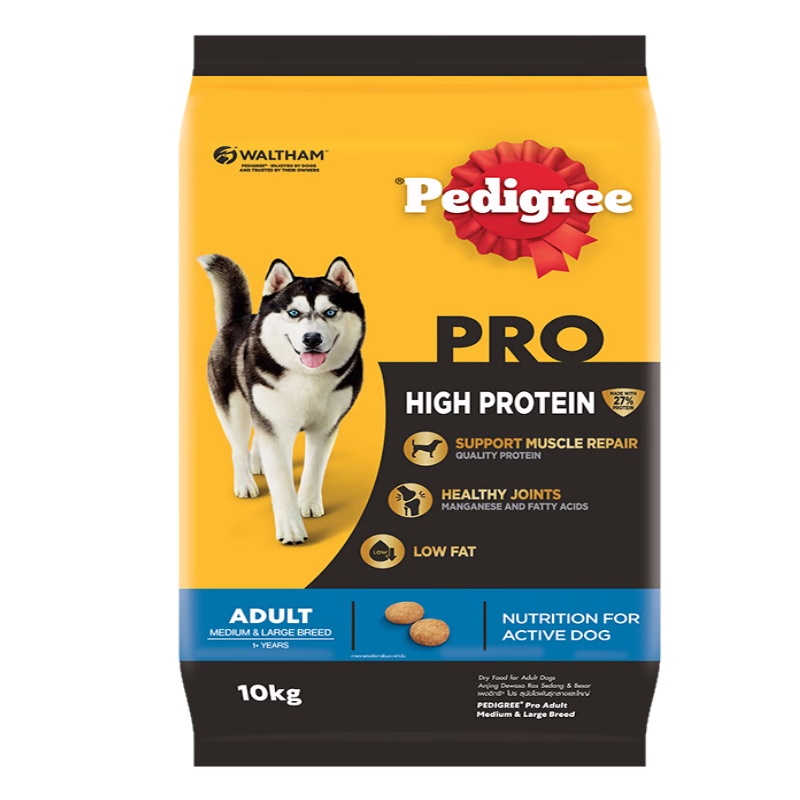 PEDIGREE HIGH PRO ML CHICKEN&LAMB 10KG
