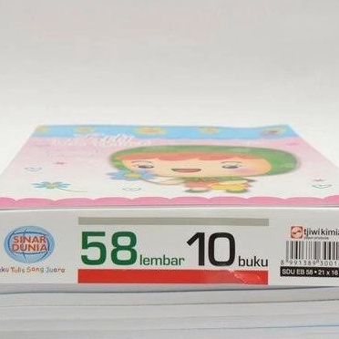 

Serba Murah PER PACK BUKU TULIS DINAR DUNIA SIDU 58 LEMBAR K91