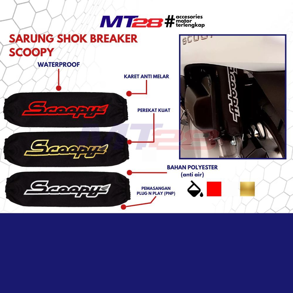 Sarung Shok Scoopy Old Scoopy 2023 Sarung Shokbreaker New Scoopy 2023