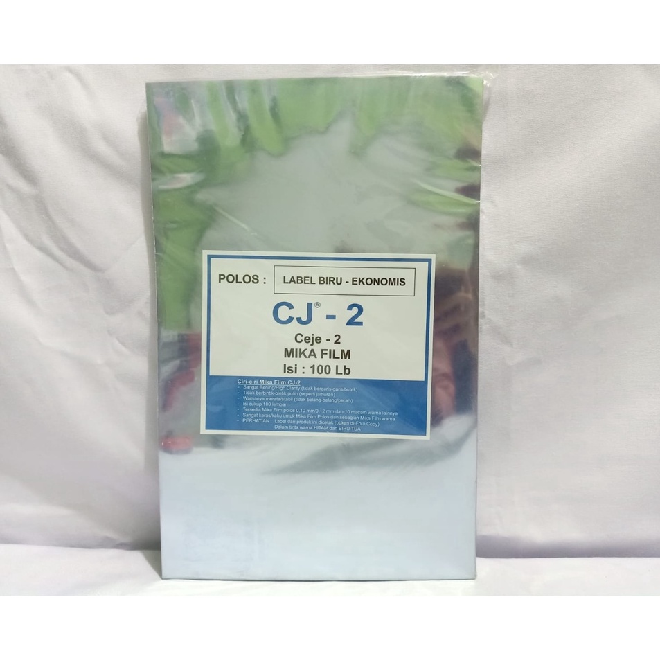 

Terlaris Cover Jilid Plastik Mika F4 Pak Isi 1 Lembar L53