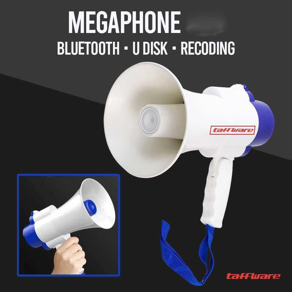 COD Taffware Toa Megaphone Bluetooth speaker untuk jualan keliling dagang cas charger Fungsi Rekaman
