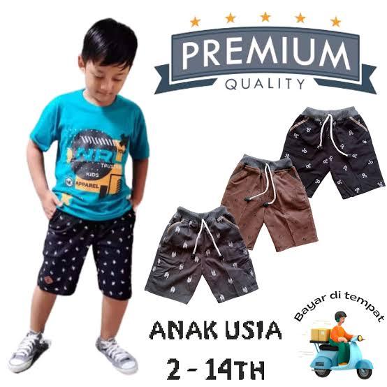 Celana chinos pendek anak pria celana chinos motif anak celana chinos kolor anak laki laki