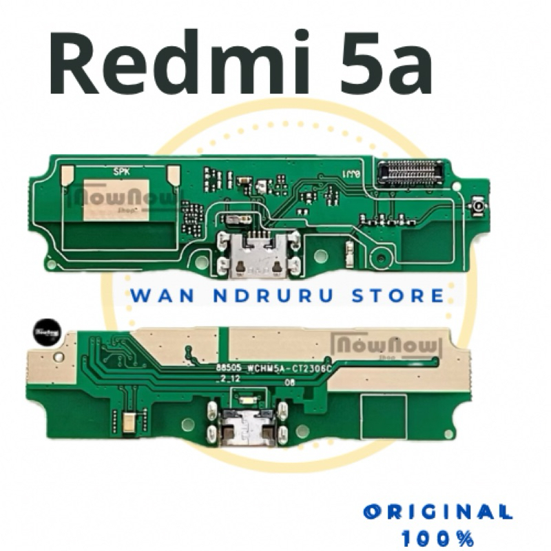 Papan Cas Xiomi Redmi 5A /Konektor Cas Original Full Ic