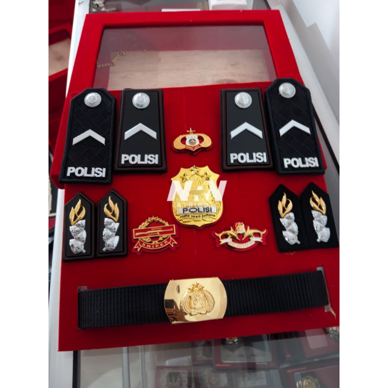 SATU SET PANGKAT PDH PDU BRIPDA ISI DAN UCAPAN BISA COSTUM