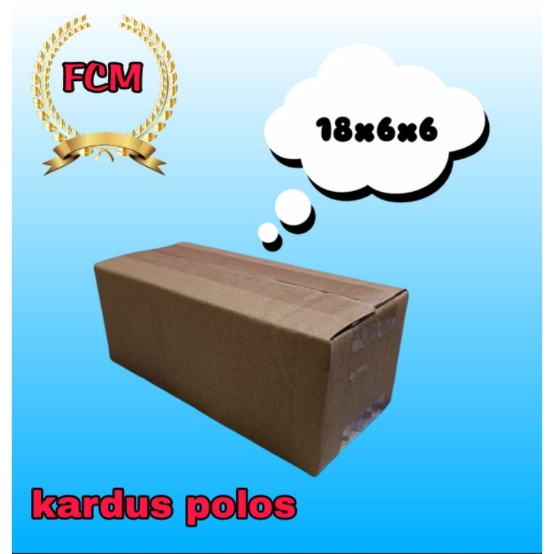 

kardus kecil kardus packing 18x6x6 kardus polos kardus kecil