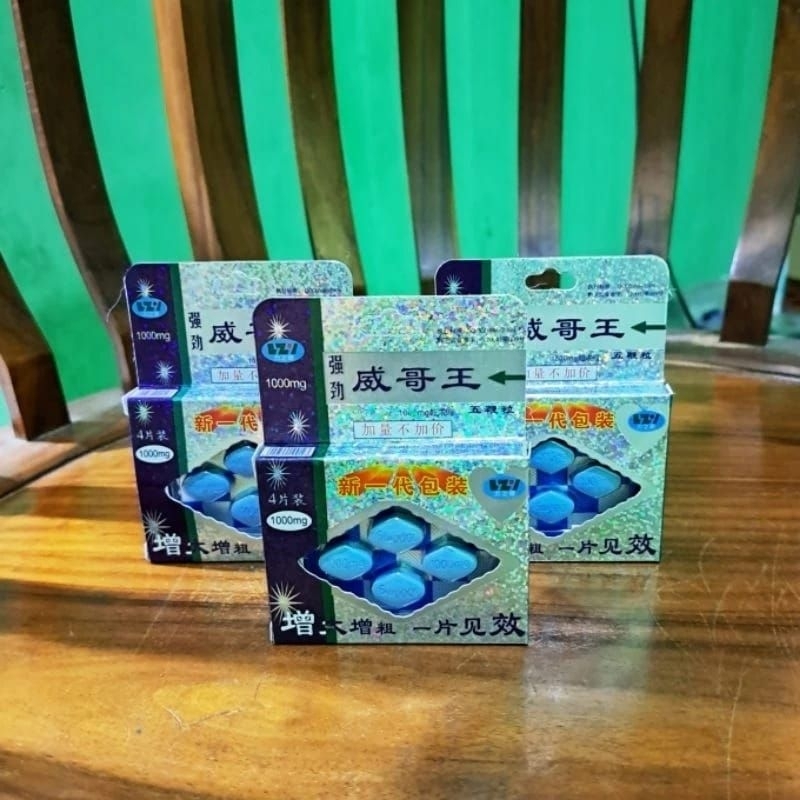 𝐂𝐎𝐃 𝐕𝐈𝐆𝐑𝐀 𝐂𝐈𝐍𝐀 ( 4 𝐁𝐔𝐓𝐈𝐑 ) viagra cina asli original ( 1 kotak 4 pil )