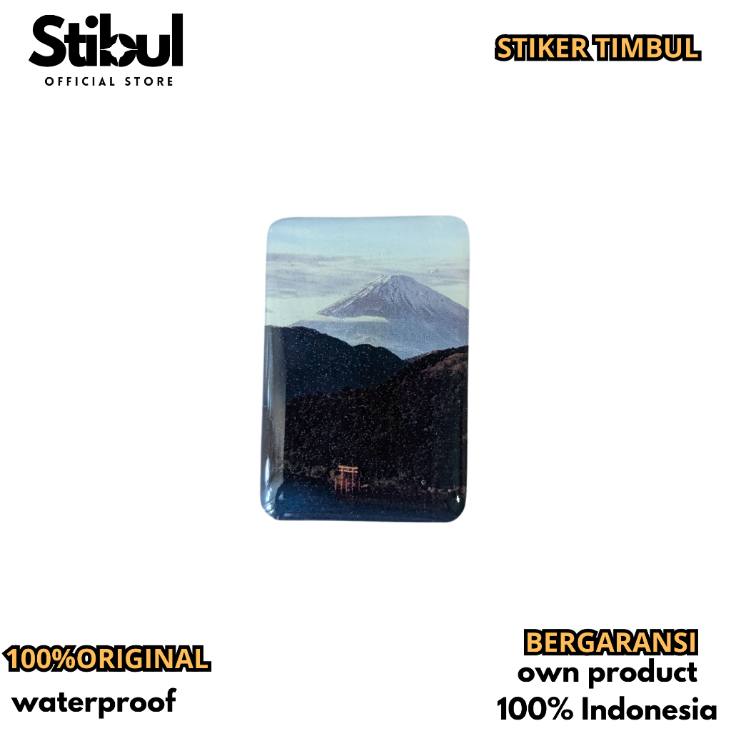 

Stiker Timbul Resin Aesthetic waterproof pegunungan dan laut indah untuk case hp dll