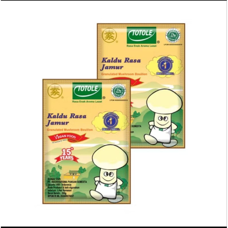 

Totole kaldu jamur 40 gr/ penyedap rasa jamur / Bumbu masak