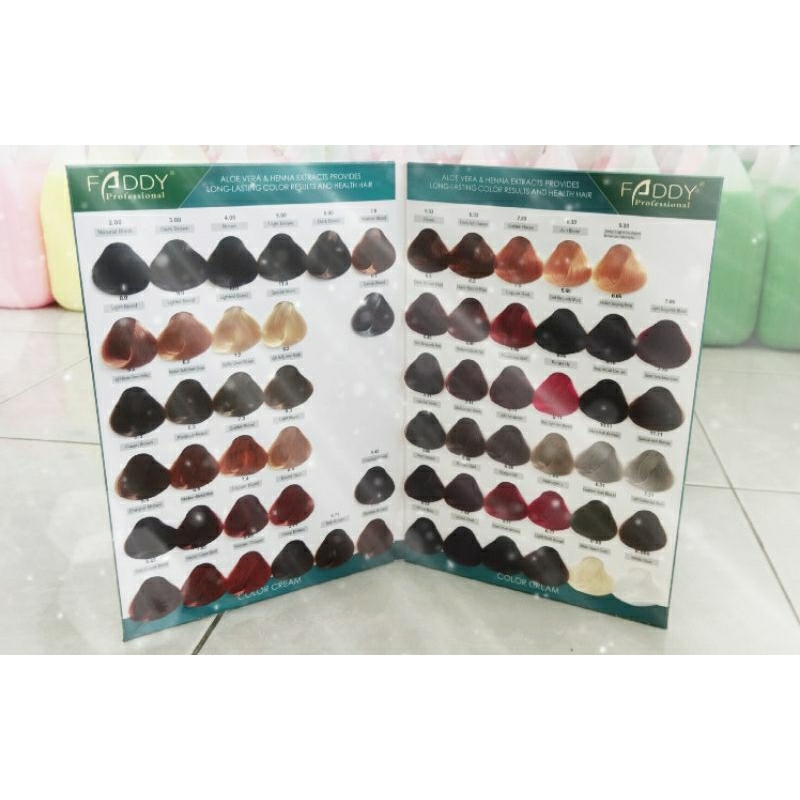 [FADDY] BUKU WARNA/ KATALOG HAIR COLOR