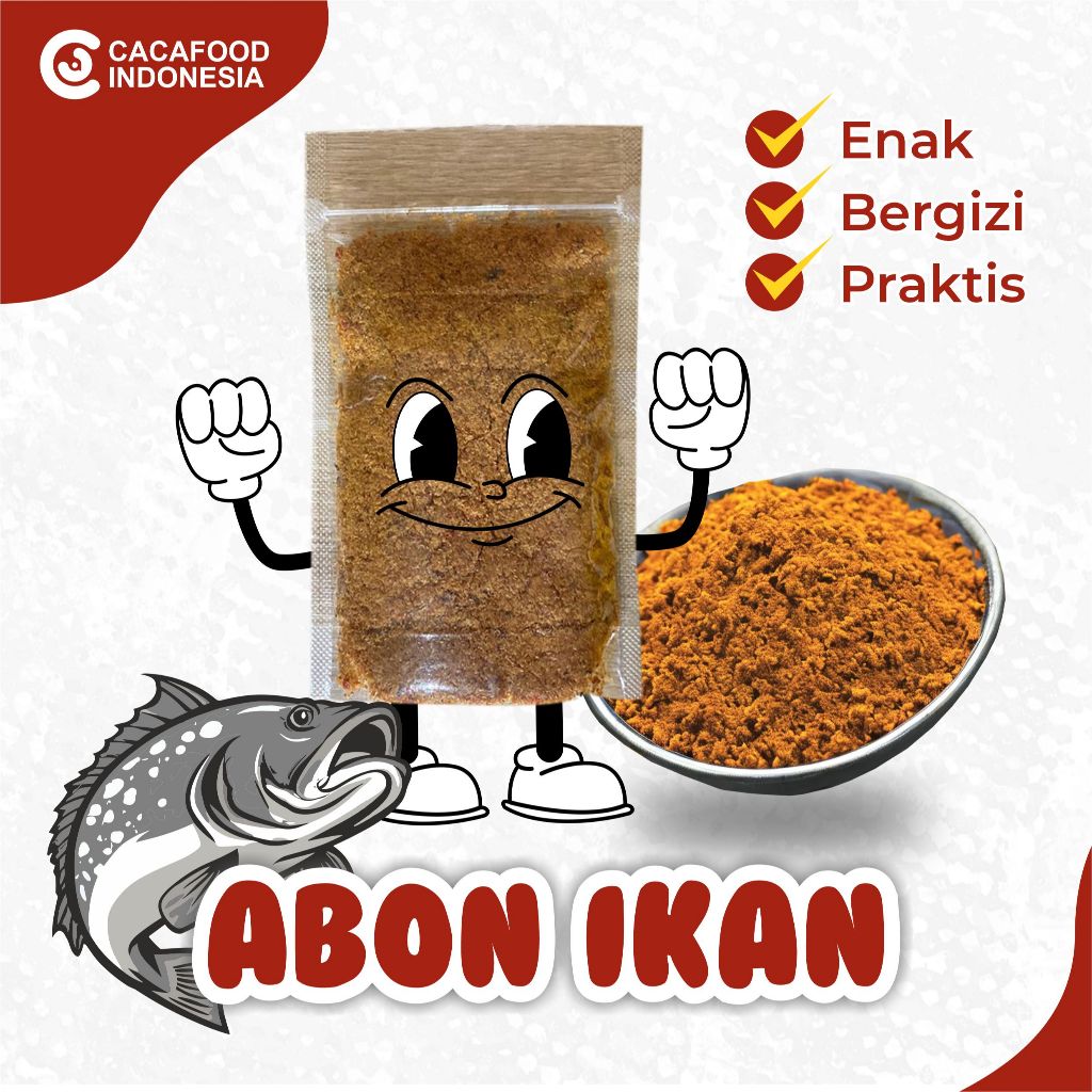 

ABON IKAN PATIN CACAFOOD 100 GR LEZAT PRAKTIS BERGIZI