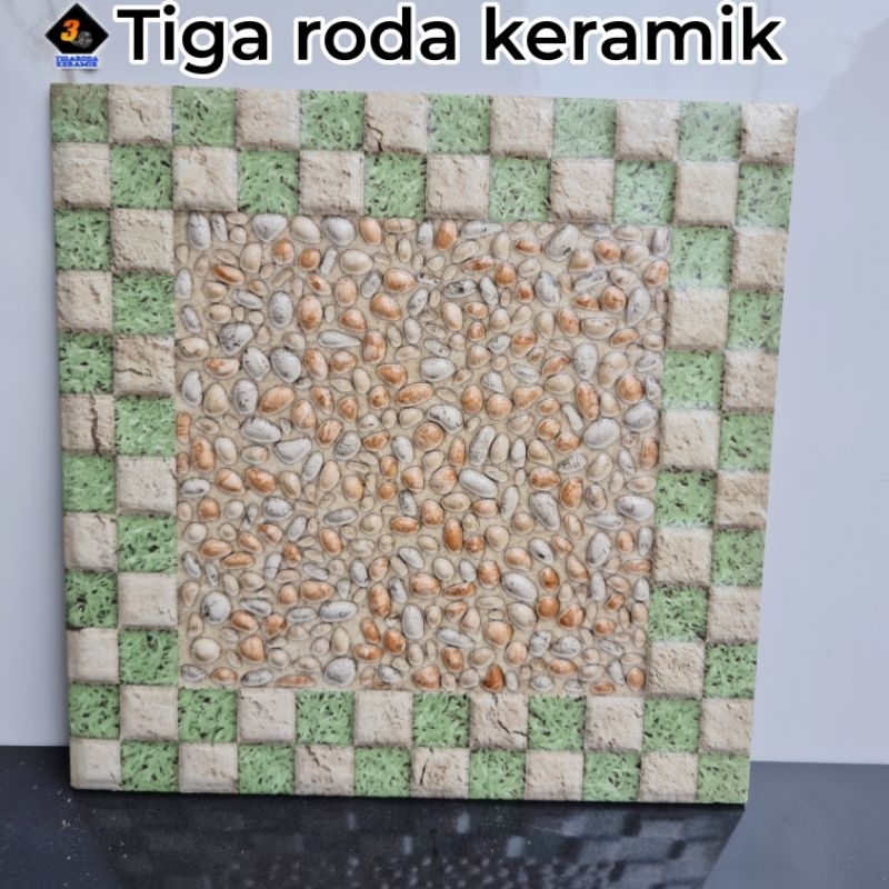 keramik 30x30 lantai/keramik lantai kasar/keramik motif rumput/keramik batu rumput/keramik kia/keram