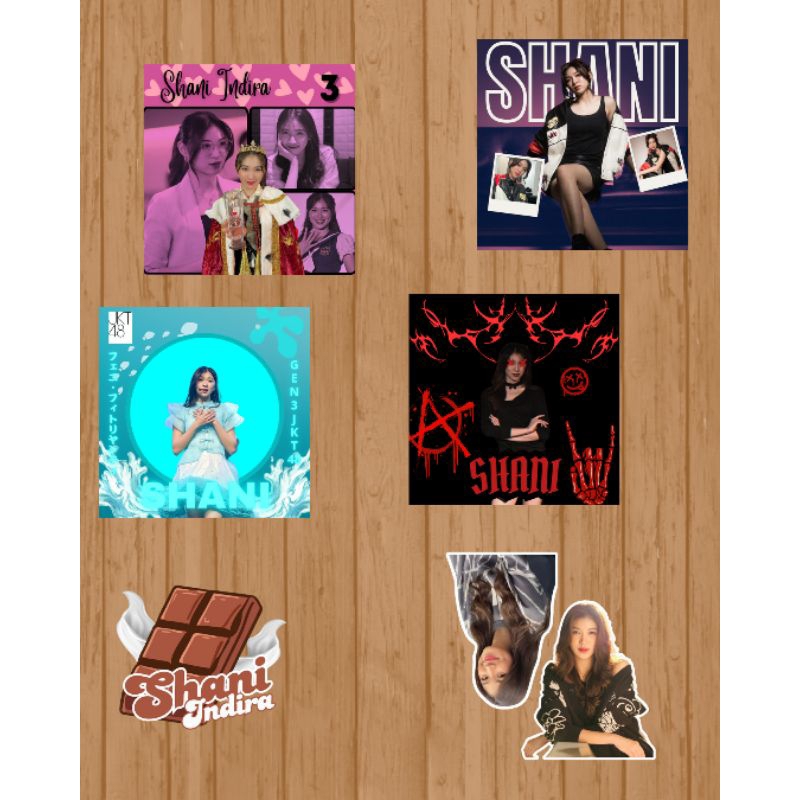 

stiker JKT48 paket 4 member