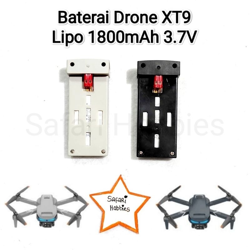 Baterai Drone XT9 Lipo 1800mAh 3.7V