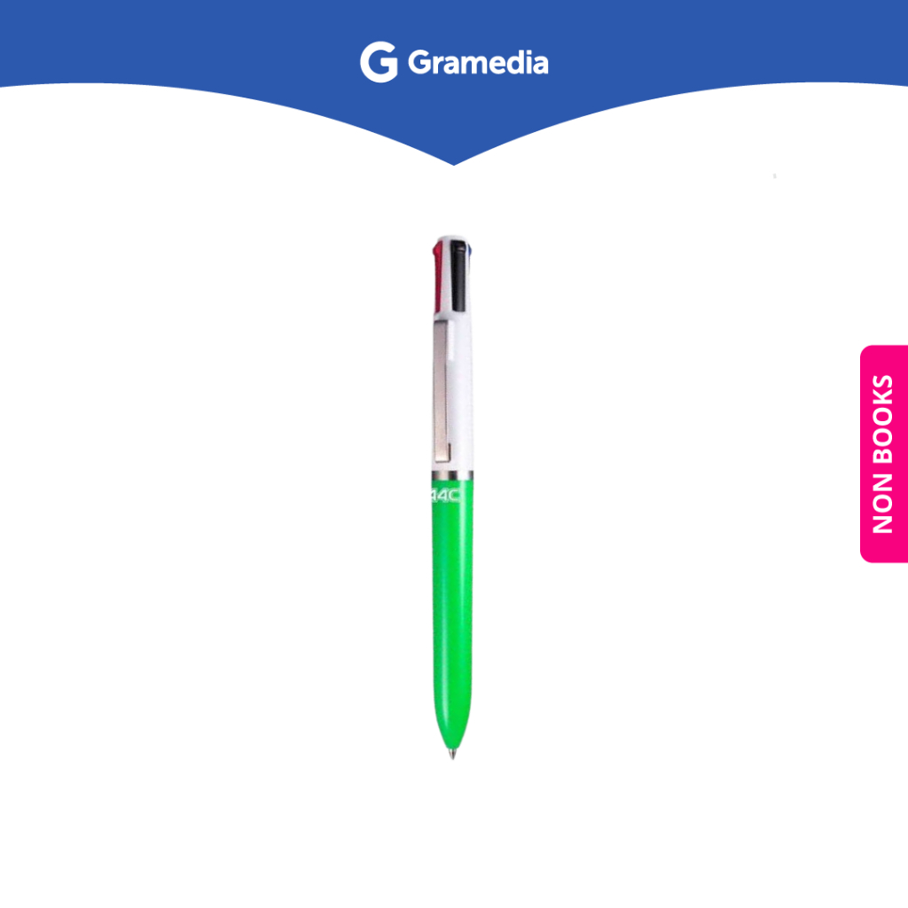 

Gramedia Depok - ZEBRA MULTIFUNCTION BALLPEN 4 PEN IN 1 (GREEN BARREL)