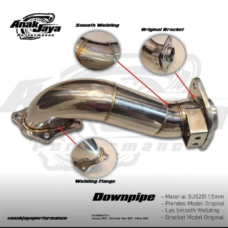 DOWNPIPE 2KD, KNALPOT INNOVA 2KD, DOWENPIPE INNOVA LAMA, PROMO KENALPOT INNOVA 2 KD, KNALPOT MURAH I