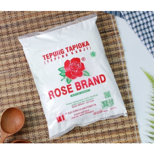 

RB ONGKIR GRATIS [Dus] Tepung Tapioka Sagu Rose Brand 500gr