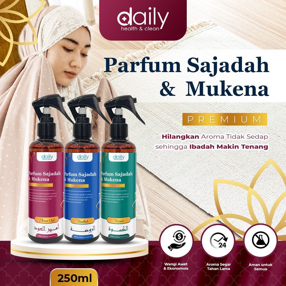 DAILY PARFUM SAJADAH & MUKENA 250ml AROMA PARFUM ARAB