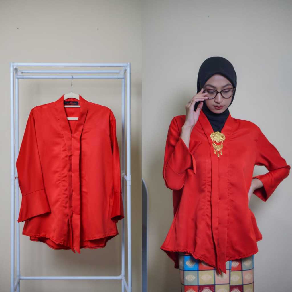 Pusat Baju Adat KEBAYA KUTUBARU KARTINI ENCIM MODERN BUSUI KEBAYA FLOY teracota nude sage ungu gold 