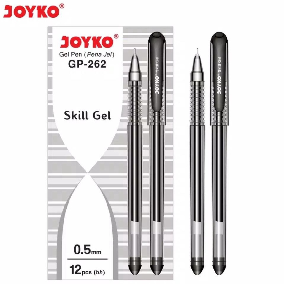 

KODE R19V Gel pen Joyko GP 262 Skill Gel 12 pcs
