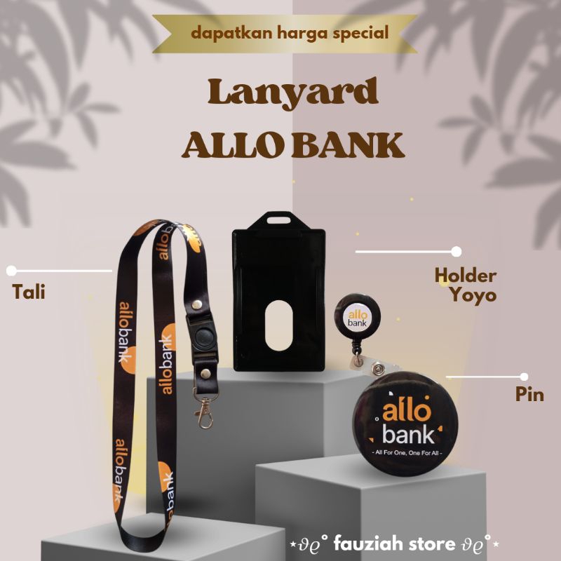

READY! Tali / Lanyard ALLO BANK Termurah Se Indonesia!!!
