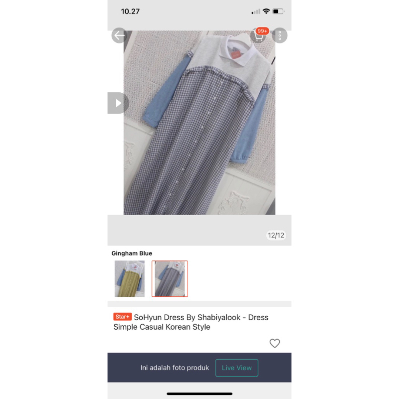 preloved soHyun dress by shabiyalook