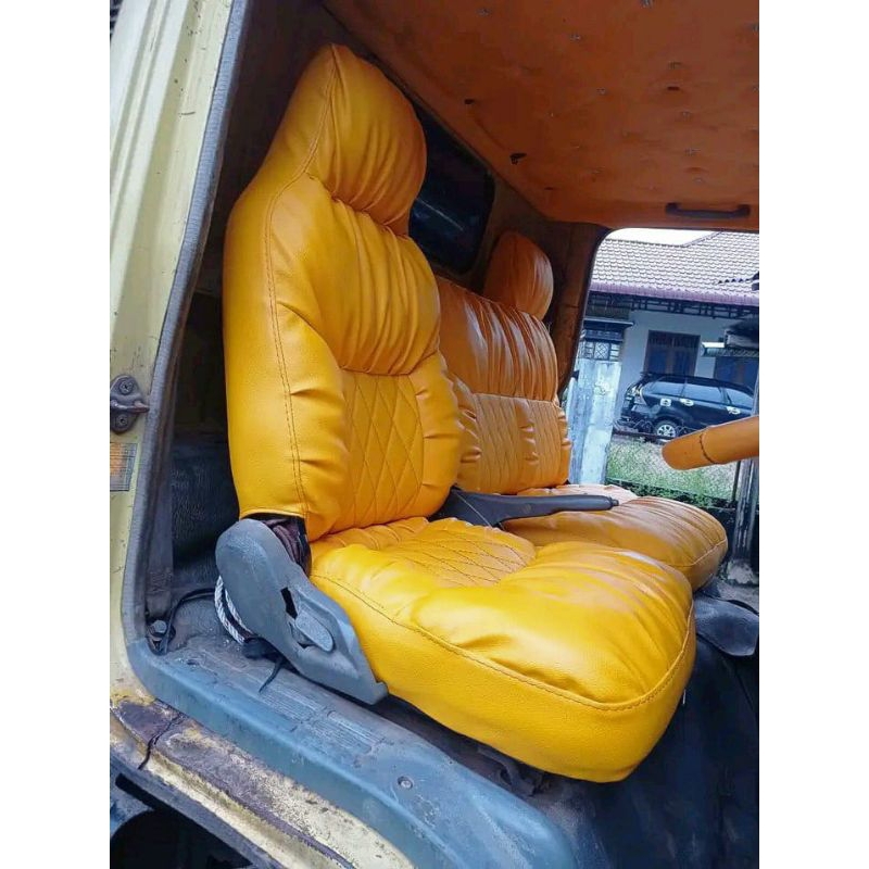 sarung jok/cover jok untuk mobil truck (CANTER) model full sofa variasi