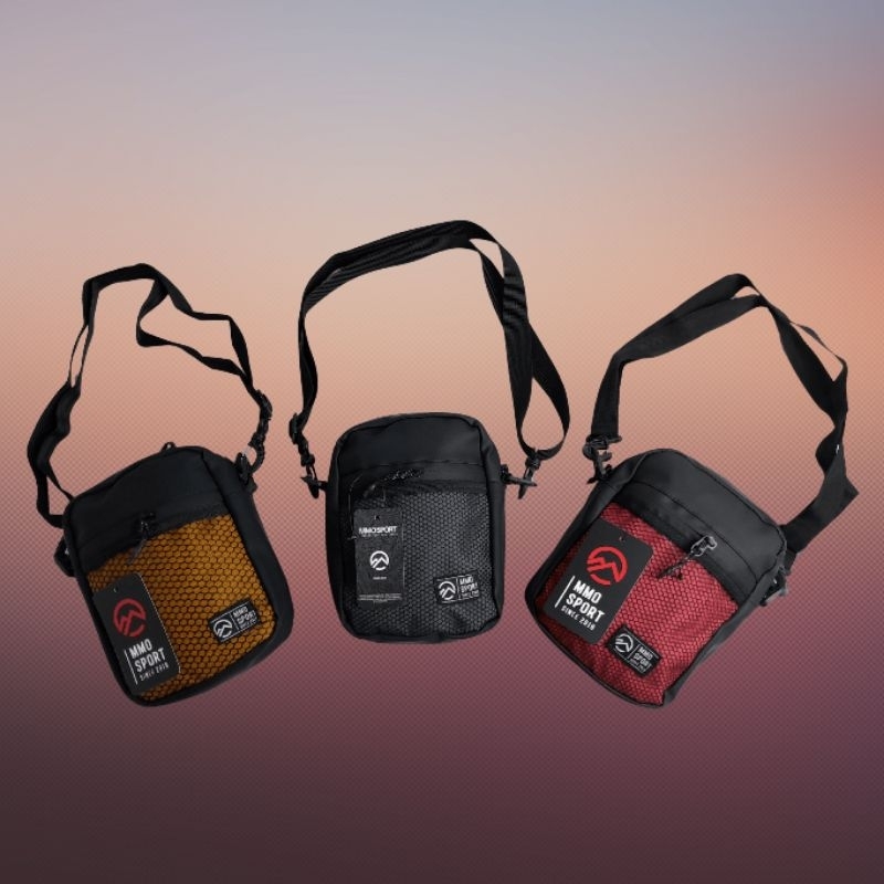 tas selempang slingbag pria  jaring mmo sport