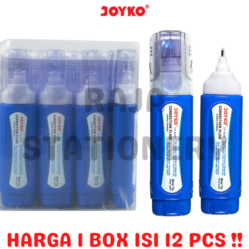

KODE D19A JOYKO CORRECTION FLUID TIPEX CAIR JOYKO CFS29 TIPEX TIPX BOX 12PCS