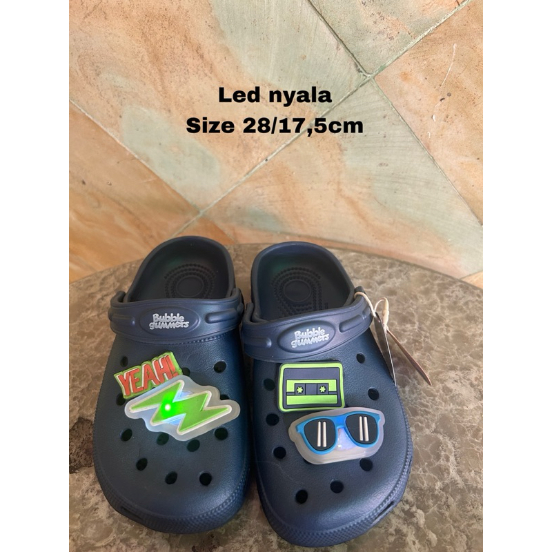 sandal anak BUBBLE GUMMERS BAIM LED BATA Baim sandal led nyala sandal bata bubble gummers sandal mur