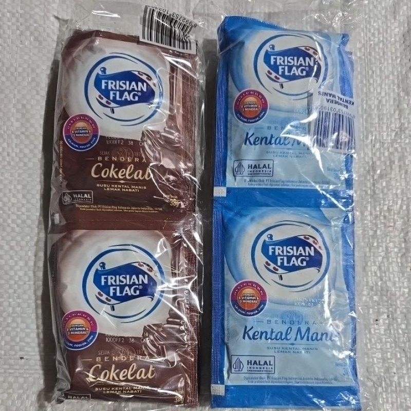 

Susu bendera renteng frisian flag coklat dan vanila renceng isi 6