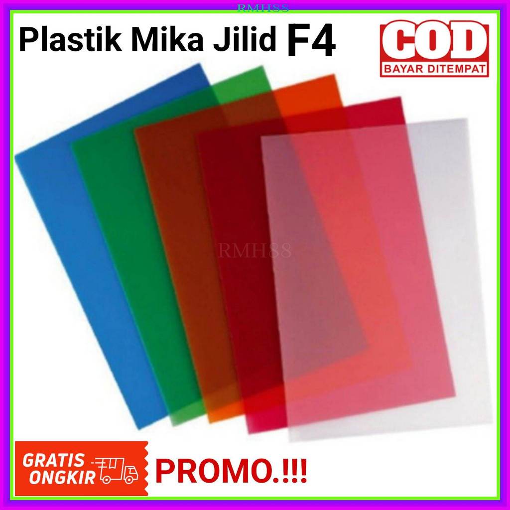 

PLASTIK MIKA JILID BERWARNA TRANSPARAN / MIKA FILM tanamo| 10 LEMBAR