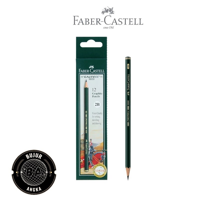 

PENSIL / PENCIL 2B FABER CASTELL PENSIL 9000 UJIAN TKDN