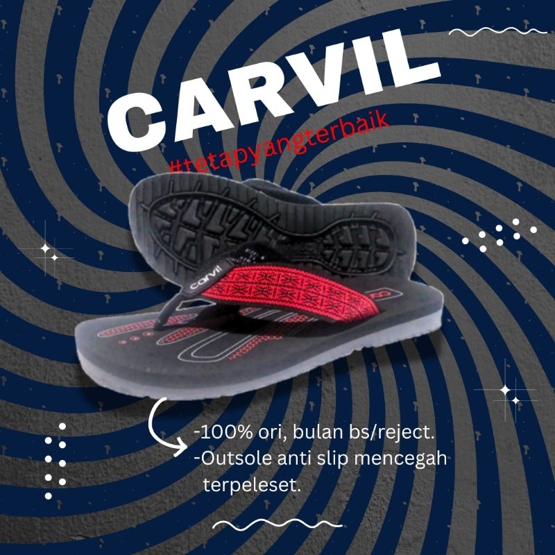 Sandal Jepit Pria Carvil Rizal Ori