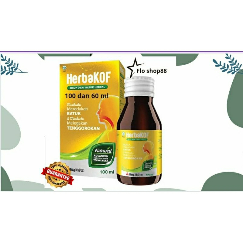 A - HERBAKOF SIRUP / HERBAKOF / HERBAKOF 100ML / HERBAKOF 60ML / HERBAKOF ANAK / HERBAKOF KIDS / HER