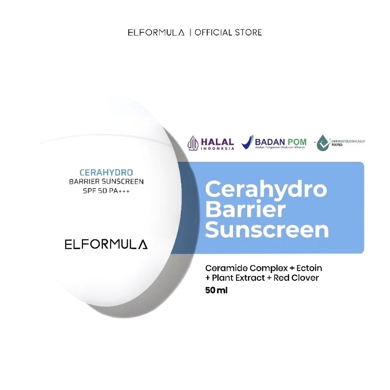 ELFORMULA CERAHYDRO BARRIER SUNSCREEN ELFORMULA SUNSCREEN WAJAH