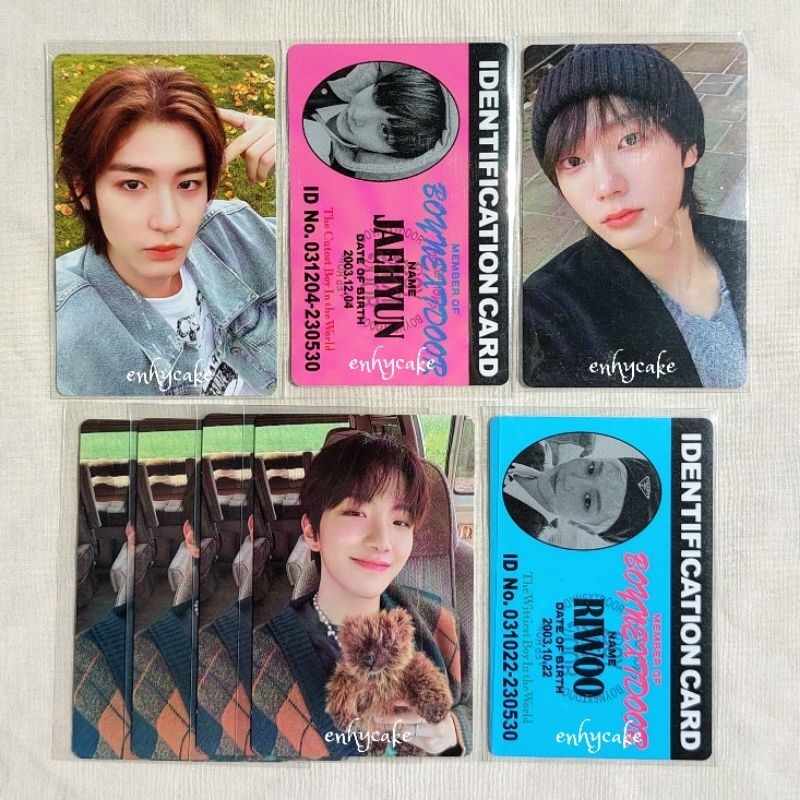 PHOTOCARD BOYNEXTDOOR LEEHAN ALBUM WHO WHY HOW MOODY DAZED LETTER EARTH WIND FIRE WEVERSE HOLOGRAM Q