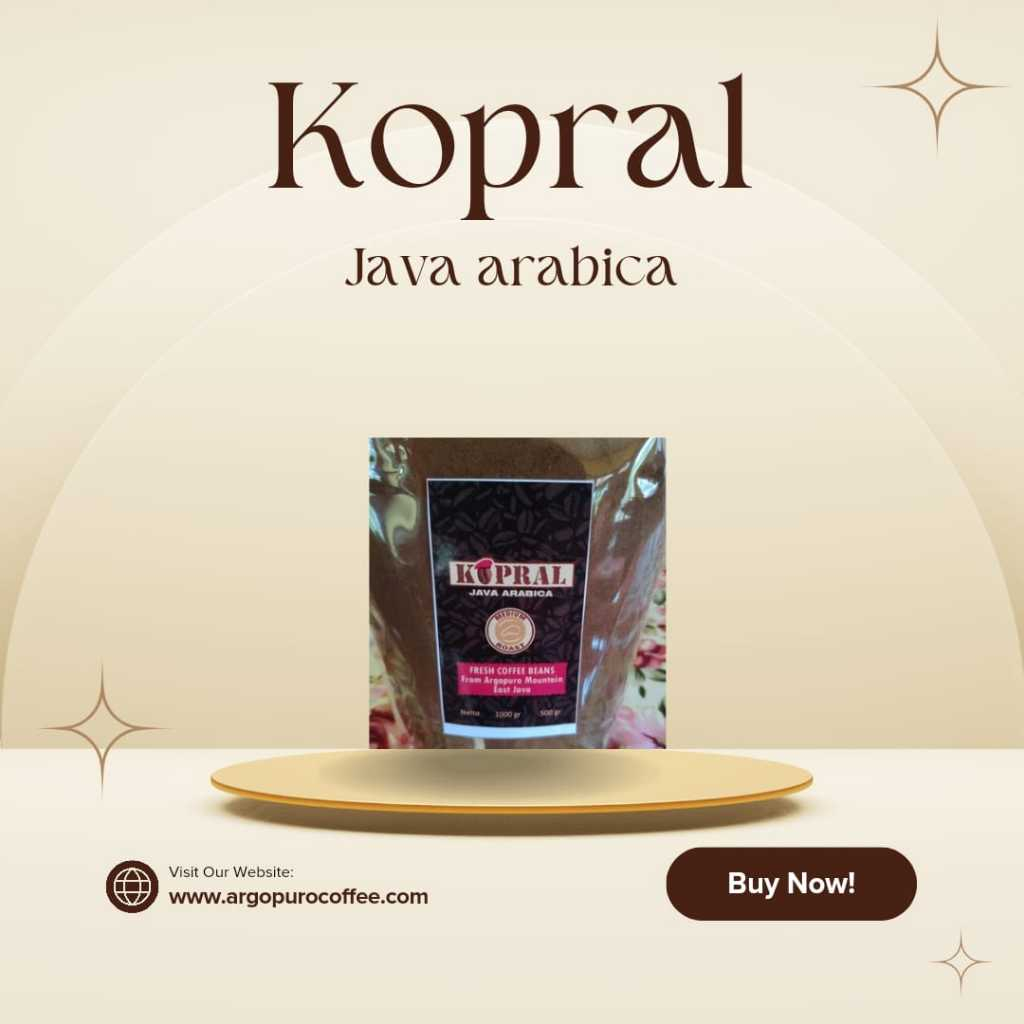 

Kopi bubuk premium murni arabika kemasan 500g