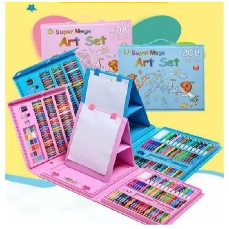 

SET ALAT GAMBAR ANAK MEGA CRAYON GAMBAR PENSIL 208PCS