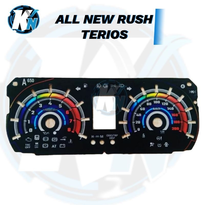 Panel Papan Speedometer variasi all new Rush / Terios thn 2018-2021