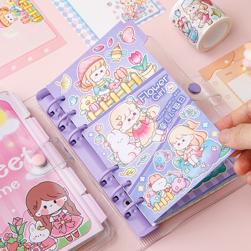

BINDER NOTE A6 WARNA WARNI KARAKTER PRINCESS /BUKU CATATAN LUCU /NOTEBOOK DAILY PLANNER AESTHETIC ESTETIK KADO HADIAH GIFT