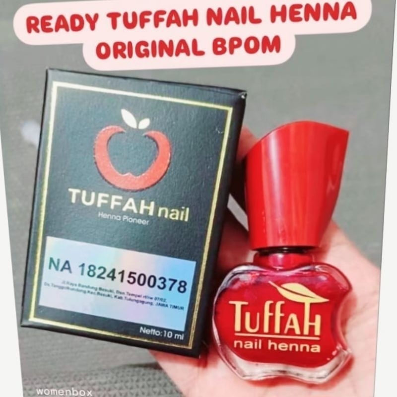 tuffah tufah kutek kuteks Henna kuku |  pacar kuku muslimah sah buat shalat | kutek awet