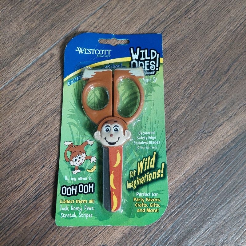 

Westcott Scissors Gunting anak wild ones monkey Monyet