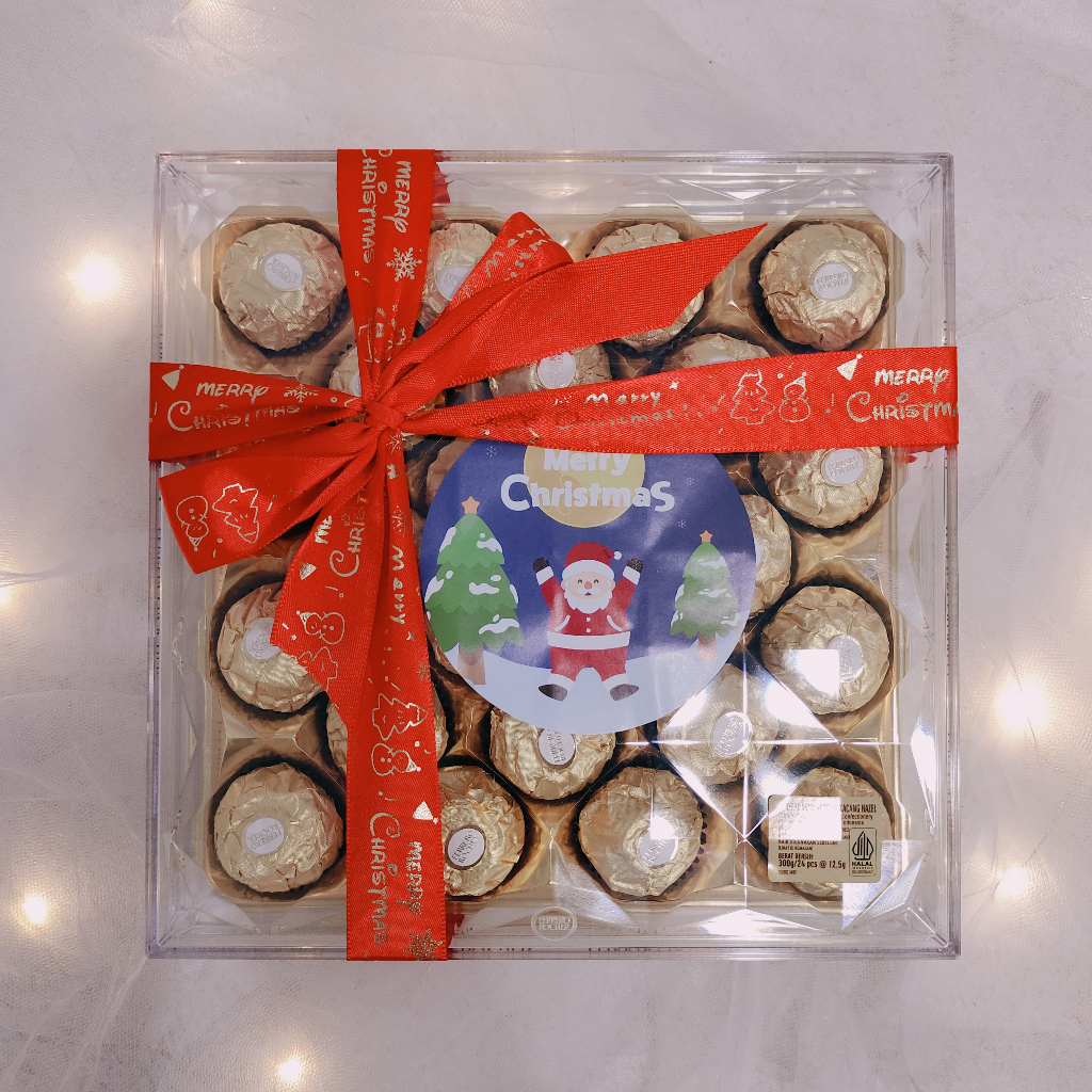 

SNOW GIFT Ferrero Rocher 24pcs Christmas - Kado Coklat Natal CFR001-20